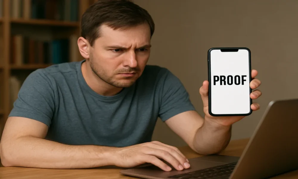 Що таке пруф і навіщо його просять в інтернеті